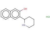 3-(2-PIPERIDINYL)-2-<span class='lighter'>NAPHTHOL</span>, HCL