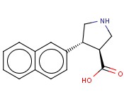 (3S,4R)-4-(NAPHTHALEN-2-YL)<span class='lighter'>PYRROLIDINE-3-CARBOXYLIC</span> ACID