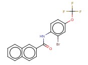 2-NAPHTHALENECARBOXAMIDE, N-[2-BROMO-4-(TRIFLUOROMETHOXY)PHENYL]-