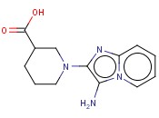 1-[3-AMINOIMIDAZO[1,2-A]PYRIDIN-2-YL]PIPERIDINE-3-CARBOXYLIC ACID