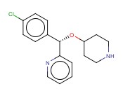 (S)-2-[(4-CHLOROPHENYL)(4-PIPERIDINYLOXY)METHYL]PYRIDINE