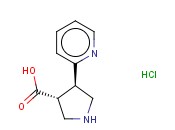 (+/-)-TRANS-4-(2-PYRIDINYL)-PYRROLIDINE-3-CARBOXYLIC ACID HYDROCHLORIDE