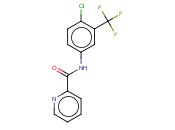 2-PYRIDINECARBOXAMIDE, N-[4-CHLORO-3-(TRIFLUOROMETHYL)PHENYL]-