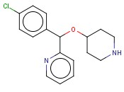 2-[(4-氯苯基)(4-<span class='lighter'>哌啶</span><span class='lighter'>基</span>氧基)甲基]<span class='lighter'>吡啶</span>