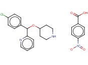4-[(4-氯苯基)-2-<span class='lighter'>吡啶基</span>甲氧基]<span class='lighter'>哌啶</span>对硝基苯甲酸盐