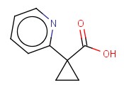 1-(PYRIDIN-2-<span class='lighter'>YL</span>)CYCLOPROPANECARBOXYLIC ACID