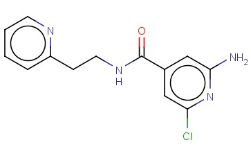 2-AMINO-6-CHLORO-N-[2-(PYRIDIN-2-YL)ETHYL]PYRIDINE-4-CARBOXAMIDE