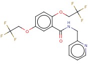 N-(2-PYRIDYLMETHYL)-2,5-BIS(2,2,2-TRIFLUOROETHOXY)BENZAMIDE