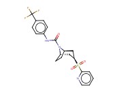 3-ENDO-(PYRIDIN-2-YLSULFONYL)-N-[4-(TRIFLUOROMETHYL)PHENYL]-8-AZABICYCLO[3.2.1]OCTANE-8-CARBOXAMIDE