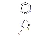 2-<span class='lighter'>溴</span>-4-（2-<span class='lighter'>吡啶基</span>）噻唑