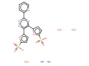 3-(2-<span class='lighter'>吡啶基</span>)-5,6-双(5-硫代-2-呋喃<span class='lighter'>基</span>)-1,2,4-<span class='lighter'>三</span>嗪二钠盐水合物