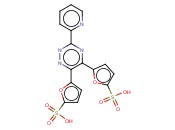 3-(2-<span class='lighter'>吡啶基</span>)-5,6-二(2-呋喃<span class='lighter'>基</span>)-1,2,4-<span class='lighter'>三</span>嗪-5′,5′′-二磺酸 二钠盐