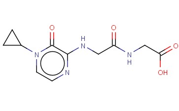 2-(2-[(4-CYCLOPROPYL-3-OXO-3,4-DIHYDROPYRAZIN-2-YL)AMINO]ACETAMIDO)ACETIC ACID