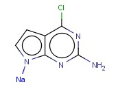 4-CHLORO-7H-PYRROLO[2,3-D]PYRIMIDIN-2-AMINE SODIUM SALT (1:1)