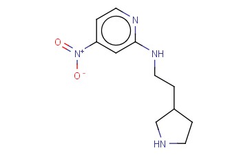 4-NITRO-N-[2-(PYRROLIDIN-3-YL)ETHYL]PYRIDIN-2-AMINE