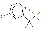 4-BROMO-2-(1-(TRIFLUOROMETHYL)CYCLOPROPYL)PYRIDINE