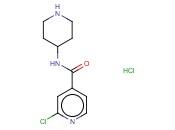2-CHLORO-N-PIPERIDIN-4-YL-<span class='lighter'>ISONICOTINAMIDE</span> HYDROCHLORIDE