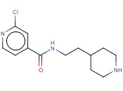 2-CHLORO-N-(2-PIPERIDIN-4-YL-ETHYL)-<span class='lighter'>ISONICOTINAMIDE</span>