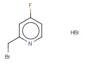 2-(BROMOMETHYL)-4-FLUOROPYRIDINE <span class='lighter'>HYDROBROMIDE</span>