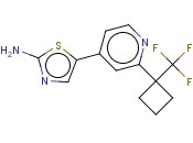 5-(2-(1-(TRIFLUOROMETHYL)CYCLOBUTYL)PYRIDIN-4-YL)THIAZOL-2-AMINE