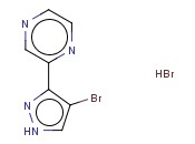2-(4-BROMO-1H-PYRAZOL-3-YL)PYRAZINE <span class='lighter'>HYDROBROMIDE</span>