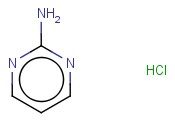 2-<span class='lighter'>amino</span>pyrimidine hydrochloride