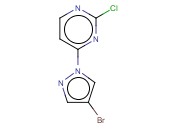 1-(2-CHLORO-4-PYRIMIDYL)-<span class='lighter'>4-BROMOPYRAZOLE</span>