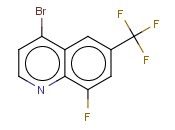 4-BROMO-8-FLUORO-6-(TRIFLUOROMETHYL)QUINOLINE