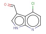 4-CHLORO-1H-<span class='lighter'>PYRROLO</span>[<span class='lighter'>2,3-B</span>]<span class='lighter'>PYRIDINE</span>-3-CARBALDEHYDE
