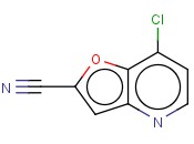 7-<span class='lighter'>CHLORO</span>-FURO[<span class='lighter'>3,2</span>-B]PYRIDINE-2-CARBONITRILE