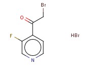 2-BROMO-1-(3-FLUOROPYRIDIN-4-YL)ETHANONE <span class='lighter'>HYDROBROMIDE</span>