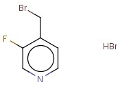 4-(BROMOMETHYL)-3-FLUOROPYRIDINE <span class='lighter'>HYDROBROMIDE</span>