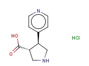 (+/-)-TRANS-4-(4-PYRIDINYL)-PYRROLIDINE-3-CARBOXYLIC ACID HYDROCHLORIDE
