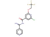 2-CHLORO-N-[IMINO(PYRIDIN-4-YL)METHYL]-6-(2,2,2-TRIFLUOROETHOXY)<span class='lighter'>ISONICOTINAMIDE</span>