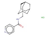 N-(1-ADAMANTYLMETHYL)<span class='lighter'>ISONICOTINAMIDE</span> HYDROCHLORIDE