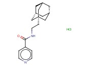 N-(2-(1-ADAMANTYL)ETHYL)<span class='lighter'>ISONICOTINAMIDE</span> HYDROCHLORIDE