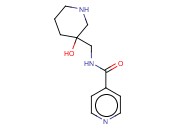 N-[(3-HYDROXY-3-PIPERIDINYL)METHYL]<span class='lighter'>ISONICOTINAMIDE</span>