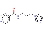 N-(3-IMIDAZOL-1-YL-PROPYL)-<span class='lighter'>ISONICOTINAMIDE</span>