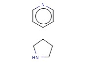 4-(<span class='lighter'>PYRROLIDIN</span>-3-YL)PYRIDINE