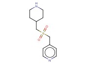 4-[[(4-PIPERIDINYLMETHYL)SULFONYL]METHYL]-PYRIDINE