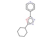 4-(5-CYCLOHEXYL-1,3,4-OXADIAZOL-2-YL)-PYRIDINE