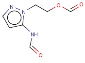 5-甲酰<span class='lighter'>氨基</span>-1-(2-甲酰<span class='lighter'>氧</span>乙基)吡唑