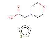 2-(4-<span class='lighter'>吗</span><span class='lighter'>啉</span><span class='lighter'>基</span>)-2-(3-噻吩<span class='lighter'>基</span>)乙酸