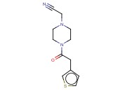 2-(4-[2-(THIOPHEN-3-YL)<span class='lighter'>ACETYL</span>]PIPERAZIN-1-YL)<span class='lighter'>ACETONITRILE</span>