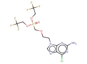 [2-(2-AMINO-6-CHLORO-PURIN-9-YL)-ETHOXYMETHYL]-PHOSPHONIC ACID BIS-(2,2,2-TRIFLUORO-ETHYL) ESTER
