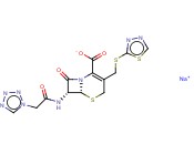 (6R,7R)-3-[(1,3,4-噻二<span class='lighter'>唑</span>-2-<span class='lighter'>基</span>)<span class='lighter'>硫</span>代甲基]-8-氧代-7-[2-(<span class='lighter'>1H-</span><span class='lighter'>四</span><span class='lighter'>唑</span>-1-<span class='lighter'>基</span>)乙酰氨基]-5-<span class='lighter'>硫</span>杂-1-氮杂双环[4.2.0]辛-2-烯-2-甲酸钠
