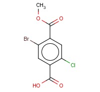 5-BROMO-2-CHLORO-4-(METHOXYCARBONYL)BENZOIC ACID