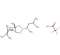 (AR,3AS,4S,6S,7AR)-HEXAHYDRO-3A,8,8-TRIMETHYL-ALPHA-(2-METHYLPROPYL)-4,6-METHANO-1,3,2-BENZODIOXABOROLE-2-METHANAMINE 2,2,2-TRIFLUOROACETATE
