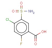 4-CHLORO-2-FLUORO-5-SULFAMYLBENZOIC ACID