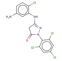 1-(2,4,6-Trichlorophenyl)-3-(5-amino-2-chloroanilino)-5-pyrazolone